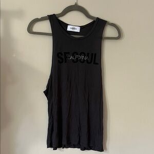 SoulCycle Black Tank Top with Logo